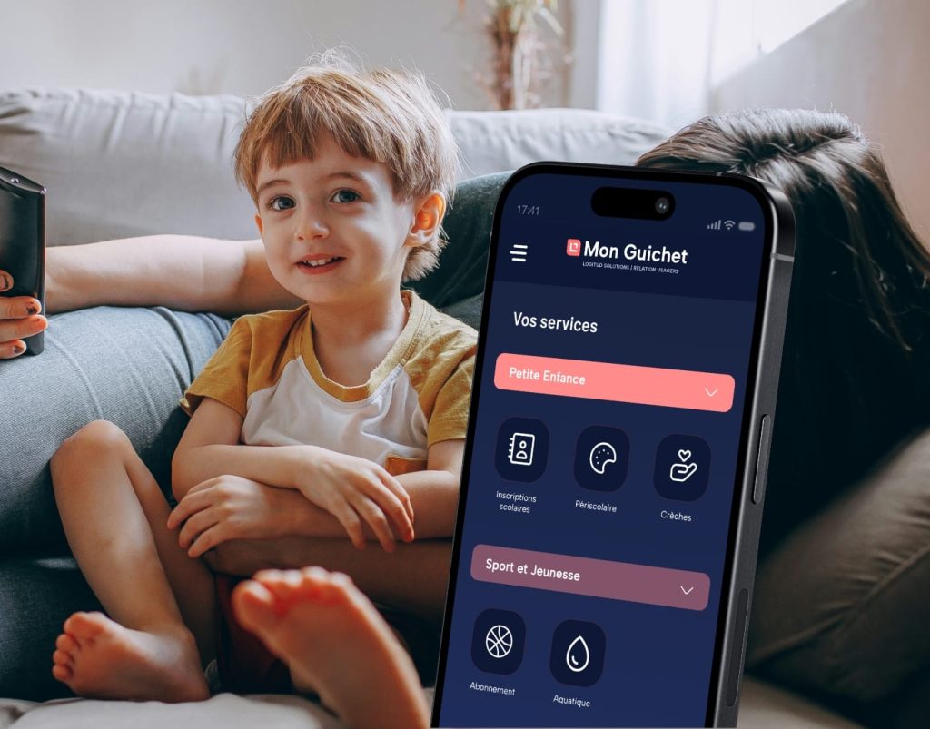 mobile app Gestion Relation Usagers