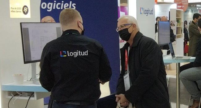 Logitud au salon des maires de Paris